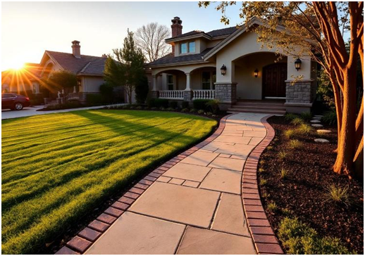Expert contractors providing dependable residential driveway paving in California for garage and front yard
