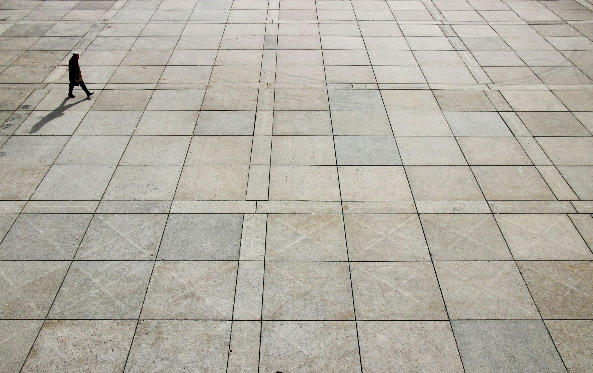 A large paved area representing the work of a California asphalt road construction company.